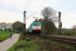 Die Cobra 2805 kommt die Gemmenicher-Rampe herunter nach Aachen-West mit einem gemischten Gterzug aus Antwerpen-Noord(B) nach Kln-Gremberg.