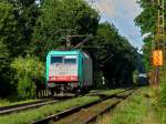 Cobra 186 199 (2807) am Abend des 06.07.2012 als Lz unterwegs auf der Montzenrampe nach Belgien.