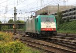 Die Cobra 2832 rangiert in Aachen-West bei Wolken am 23.9.2012.