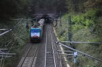 Zwei Cobra 2819 und 2818 kommen aus dem Gemmenicher-Tunnel mit einem  Kesselzug aus Antwerpen-BASF(B) nach  Ludwigshafen-BASF und fahren die Gemmenicher-Rampe herunter nach Aachen-West bei