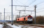 Die Class 66 DE6312  Alix  von Crossrail fhrt als Lokzug nach Aachen-West.