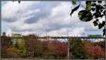 Herbstfarben am Ghltalviadukt bei Moresnet in Belgien.