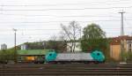 Die Cobra 2816 fährt mit einem langen Containerzug aus Gallarate(I) nach Antwerpen-Oorderen(B), aufgenommen bei der Ausfahrt aus Aachen-West in Richtung Montzen/Belgien.