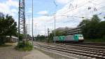 Zwei Cobra 2816 und 2819 rangiern in Aachen-West  bei Sonne und Wolken am Nachmittag vom 22.6.2014.