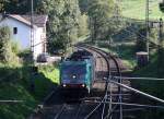 Die Cobra 2829 kommt die Gemmenicher-Rampe hochgefahren aus Aachen-West als Lokzug aus Aachen-West(D) nach Antwerpen(B) und fährt gleich in den Gemmenicher-Tunnel hinein und fährt in