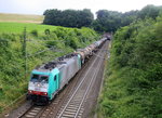 Die Cobra 2823 kommt aus dem Gemmenicher-Tunnel raus mit einem Kesselzug aus Antwerpen-BASF(B) nach Ludwigshafen-BASF(D) und fährt nach Aachen-West und rollt die Gemmenicher-Rampe herunter nach