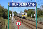 SNCB 066 655 erreicht Hergenrath auf seiner Fahrt von Aachen Hbf nach Spa-Géronstère.