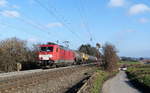 186 328-1 DB-Schenker kommt aus Richtung Aachen-West und fährt die Gemmenicher-Rampe hoch mit einem langen Ölleerzug aus Basel(CH) nach Antwerpen-Petrol(B) und fährt in Richtung Gemmenicher-Tunnel,Botzelaer(B),Gemmenich(B),Nouvelaer(B),Moresnet(B),Moresnet-Chapelle(B),Montzen(B). 
Aufgenommen an der Gemmenicher-Rampe am Gemmenicher-Weg an der Montzenroute. 
Bei Sonnenschein am Kalten Mittag vom 27.1.2018.