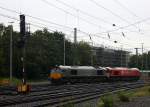 Zwei Class 66 DE6307 von DLC Railways und PB03   Mireille  von Crossrail rangiern in Aachen-West.