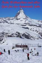 wünsche ich Euch mit diesem Bild vom Gornergrat. Zwar wurde die Aufnahme am 10.05.2024 gemacht, ich hoffe aber, dass das schneebedeckte Matterhorn trotzdem etwas weihnachtliche Stimmung vermittelt.