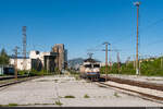 Am 30.04.2024 rangiert ŽFBH 441 514 im Bahnhof von Sarajevo, Bosnien und Herzegowina.