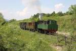 Kohlebahn Banovici - Sonderfahrt mit der am 21.5.2011 einzigen  im Betrieb befindlichen Dampflok 25-30- 