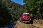 75 005 mit dem R 16104 (Dobrinishte - Septemvri) bei General Kowatschew 3.9.23