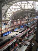 2024.09.29, DGRT L2 HuMen Railway Station, on footbridge across track.