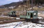 E2 + E3  Waldbahn Yabuli  im Sgewerk Hengdachezi  29.03.99