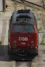 DSB 1401 am 9.7.09 abgestellt in Arhus