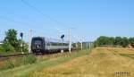 DSB IC 3 5090 ist am 24.06.09 als EC 237 Hamburg Hbf - Kopenhagen bei Reinfeld (Holst.) Richtung Lbeck Hbf unterwegs.