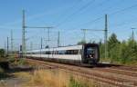 DSB IC3 5286 und DSB IC3 5283 eilen am 22.07.13 als EC nach Kopenhagen durch Bad Oldesloe Richtung Fhre.