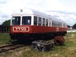 Triebwagen M3 der TTVJ (Tinglev Tnder VeteranJernbane) auf Tnder am 16-5-1999.