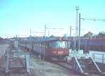 Dwag Y-zug, sogenannte  Lynette  (Vorlufer der MR MRD- triebzge), der DSB auf der  Lille Nord -bahn Hillerd- Fredensborg- Helsingr im bhf. Hillerd am 20.03.2005.