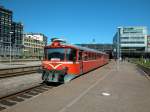 Midtjyske Jernbaner - Odderbanen: Ys 45 (Waggonfabrik Uerdingen AG 1973) Aarhus Banegård (Aarhus Hbf) am 1. Juni 2011. - Odderbanen fährt zwischen Aarhus und Odder.