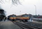 ØSJS (Østbanen): Bahnhof Hårlev am 23.