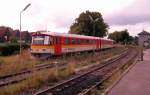 Østbanen: Abgestellte Triebzüge (Y-Züge) Bahnhof Rødvig am 11.