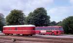 OHJ (Odsherreds Jernbane) Postwagen D 246 Bahnhof Nykøbing Sjælland am 25.