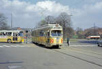 København / Kopenhagen Københavns Sporveje SL 2 (DÜWAG/Kiepe-GT6 834) København S, Amagerbro, Christmas Møllers Plads / Amagerbrogade am 30.