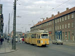 København / Kopenhagen Københavns Sporveje SL 7 (DÜWAG/Kiepe-GT6 859) Brønshøj, Frederikssundsvej / Degnemose Allé am 19.