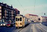 Kbenhavn / Kopenhagen SL 5 (Grossraumtriebwagen 553) Frederikssundsvej / Borups All am 14.