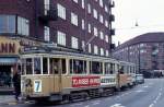 Kbenhavn / Kopenhagen KS SL 7 (KS-Grossraumtriebwagen 568) Nrrebro station (S-Bf Nrrebro) am 18.