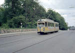 København / Kopenhagen Københavns Sporveje SL 6 (DÜWAG-GT6 816) Valby, Valby Langgade im Juni 1968. - Scan von einem Farbnegativ. Film: Kodacolor X.