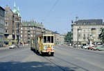 København / Kopenhagen Københavns Sporveje: Tw 574 + Bw 15xx als E-Wagen auf der SL 6.