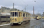 København / Kopenhagen Københavns Sporveje SL 5 (Tw 518) København N, Nørrebro, Nørrebro Remise (: Straßenbahnbetriebsbahnhof Nørrebro) am 28.