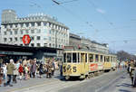 København / Kopenhagen Københavns Sporveje (KS) SL 5 (Tw 575 + Bw 15**) København K, Zentrum, Nørre Voldgade / DSB-Bahnhof Nørreport am 22.