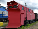 Der Schneepflug 80-50-979 4206-7 war im August 2018 im Eisenbahnmuseum Arnstadt zu sehen.