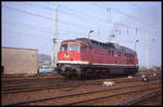 Fahrzeugparade am 17.4.1993 im BW Arnstadt: DR Diesellok 231014