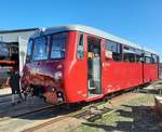 up-schienenfahrzeugtechnik 772 149-1 (95 80 0772 149-0 D-UP) hatte am 19.09.2020 beim Eisenbahnfest im Bw Arnstadt hist.