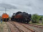 Die SBB Historic C 5/6 2978 (90 85 0 002978-4 CH-SBBH) war am 19.09.2021 zu Gast beim Eisenbahnfest im Bw Arnstadt/hist und dort für Führerstandsmitfahrten im Einsatz.