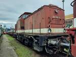 BWARN 201 792-9 beim Eisenbahnfest am 19.09.2021 im Bw Arnstadt/hist.