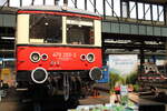 DB 479 203-2 der Thüringer Bergbahn am 07.09.2024 während der Dampfloktage im Dampflokwerk Meiningen.