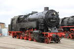 DR 95 0009-1 (90 80 0095 009-1 D-PRESS) am 04.05.2024 beim Frhlingsfest im Lokbahnhof Sonneberg (Thr).