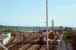 Nichts Schöneres als das Bw Tübingen (DB) gab es für mich im Sommer 1983...Außer Dampflokomotiven fand ich für mein neues, frisches Eisenbahnhobby hier ein reiches Feld von