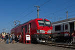 Vectron Dual-Mode Light 249 008 in Rangierausführung zum Tag der Schiene 2024 im Bw Wanne-Eickel (21.09.2024) 