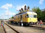 701 100 diente am 30.08.08 ganz offiziell als Fotoplattform fr Fotografen. Fotografiert im SFW Delitzsch. Eigentmer ist die ELL, die Eisenbahn Logistik Leipzig(dank an Maik Rimpl).