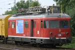 701 076 (Bahnservice Mannheim)hing am 30.7.09 am Ende eines Bauzuges