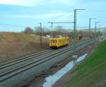 DB 708 315-7 in Azmannsdorf bei Erfurt; 25.11.2009