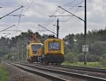 kein Routineeinsatz ist das fr 711 116 in km 236,1, Oberleitungsschaden in der Versorgungsleitung zwischen Stralsund und Miltzow am 17.09.2010