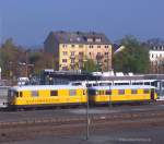 Am 13.10.2010 konnte das 725/726er Messzuggespann in Hof Hbf beobachtet werden.